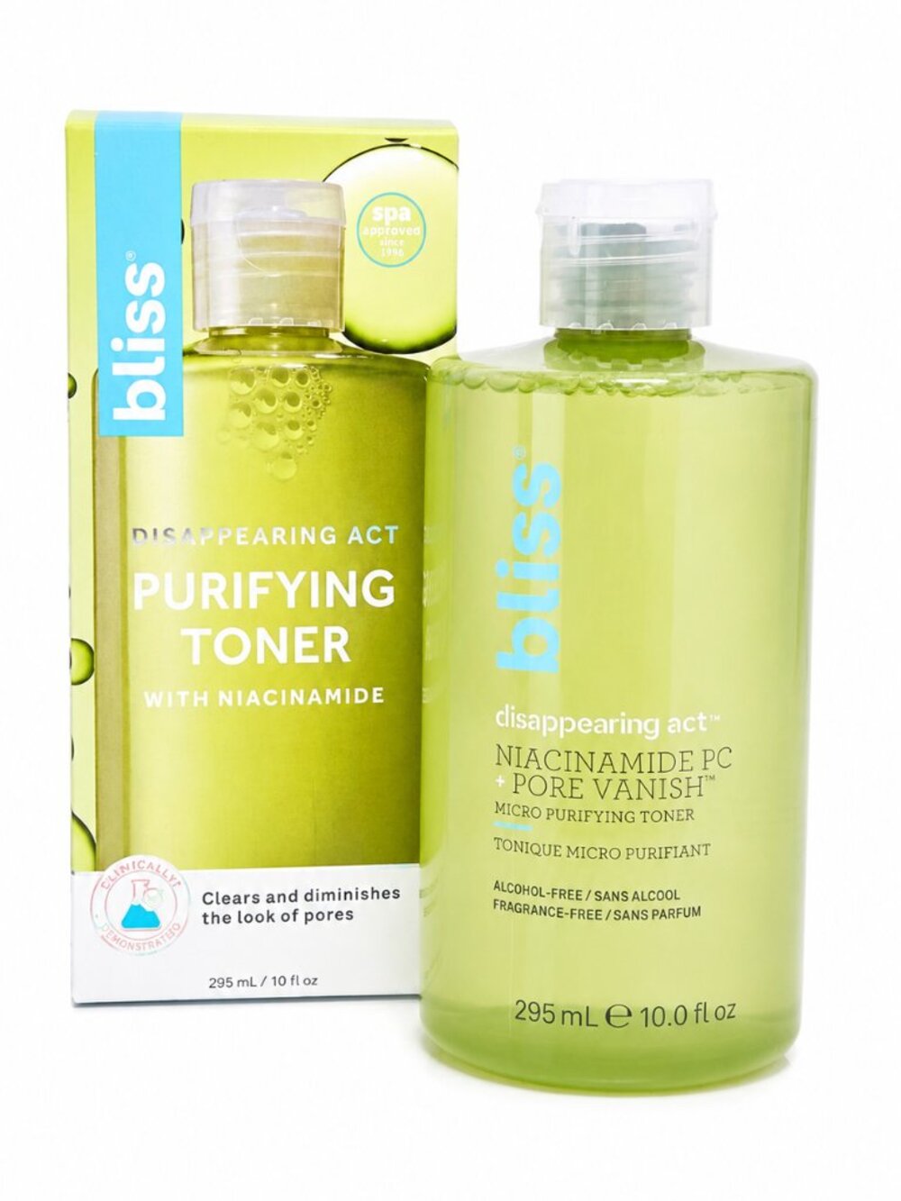 $10 When Bundled with $5+ Bliss Skincare Disappearing Act Purifying Toner
